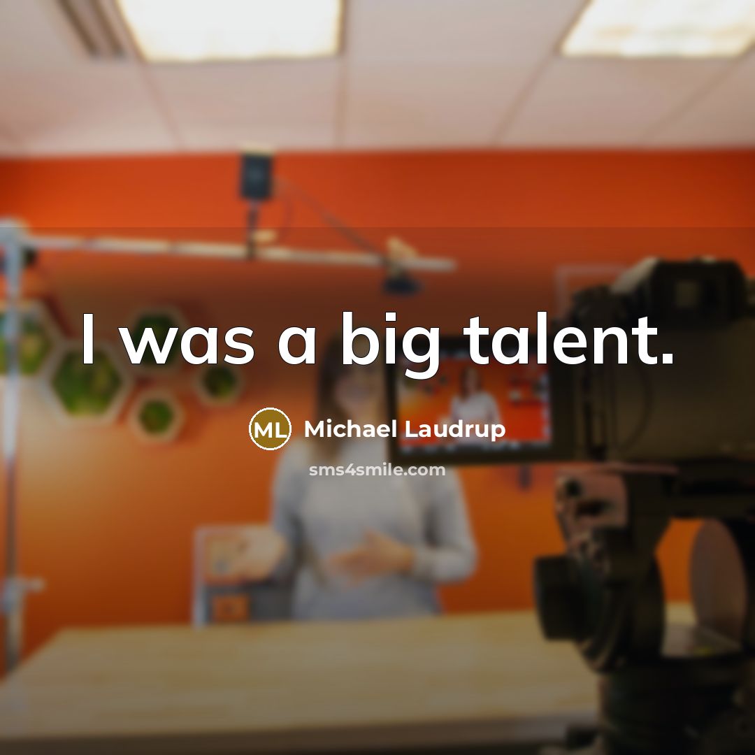 “I was a big talent.…” quote by Michael Laudrup