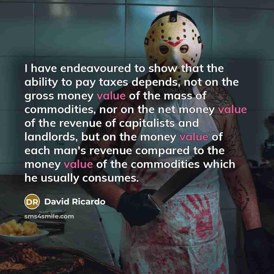 “I have endeavoured to show that the ability to pay…” quote by David Ricardo