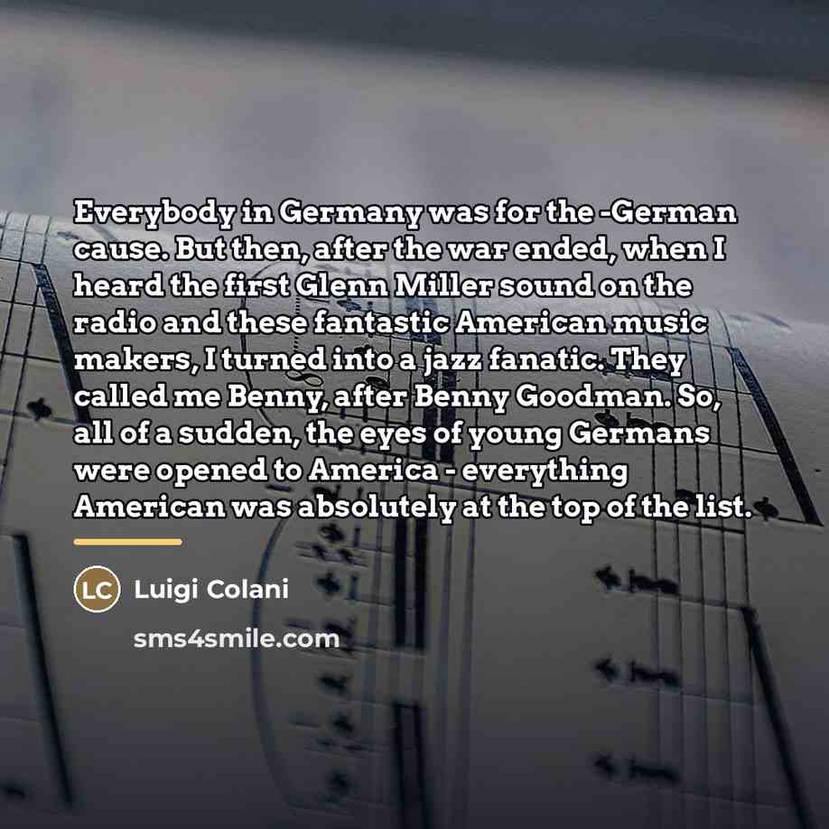 “Everybody in Germany was for the -German cause. But then,…” quote by Luigi Colani