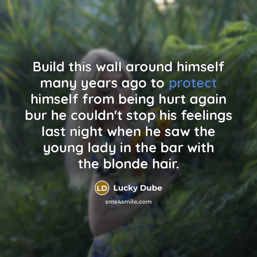 “Build this wall around himself many years ago to protect…” quote by Lucky Dube