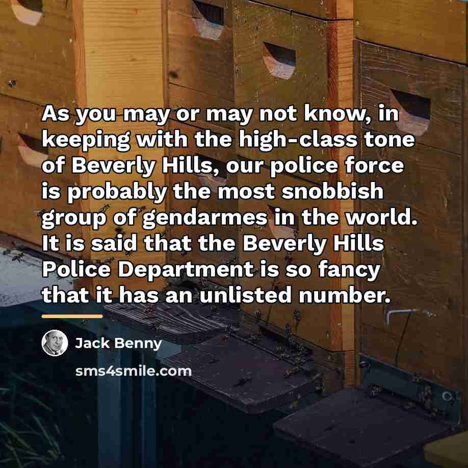 “As you may or may not know, in keeping with…” quote by Jack Benny