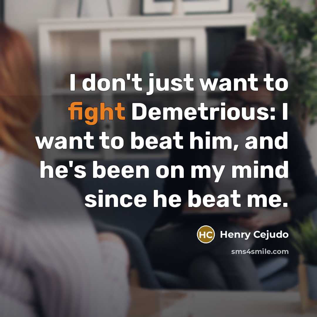 “I don't just want to fight Demetrious: I want to…” quote by Henry Cejudo
