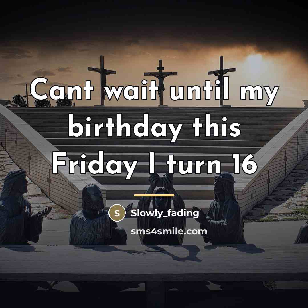 “Cant wait until my birthday this Friday I turn 16…” quote by Slowly_fading