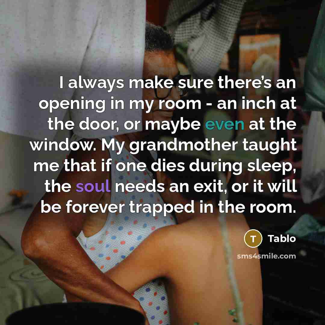 “I always make sure there’s an opening in my room…” quote by Tablo