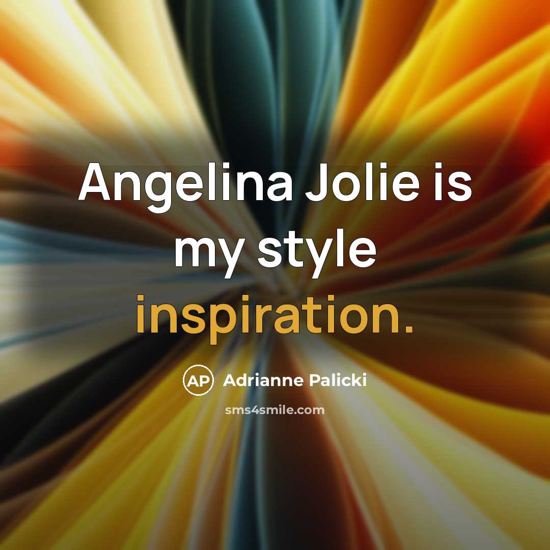 “Angelina Jolie is my style inspiration.…” quote by Adrianne Palicki
