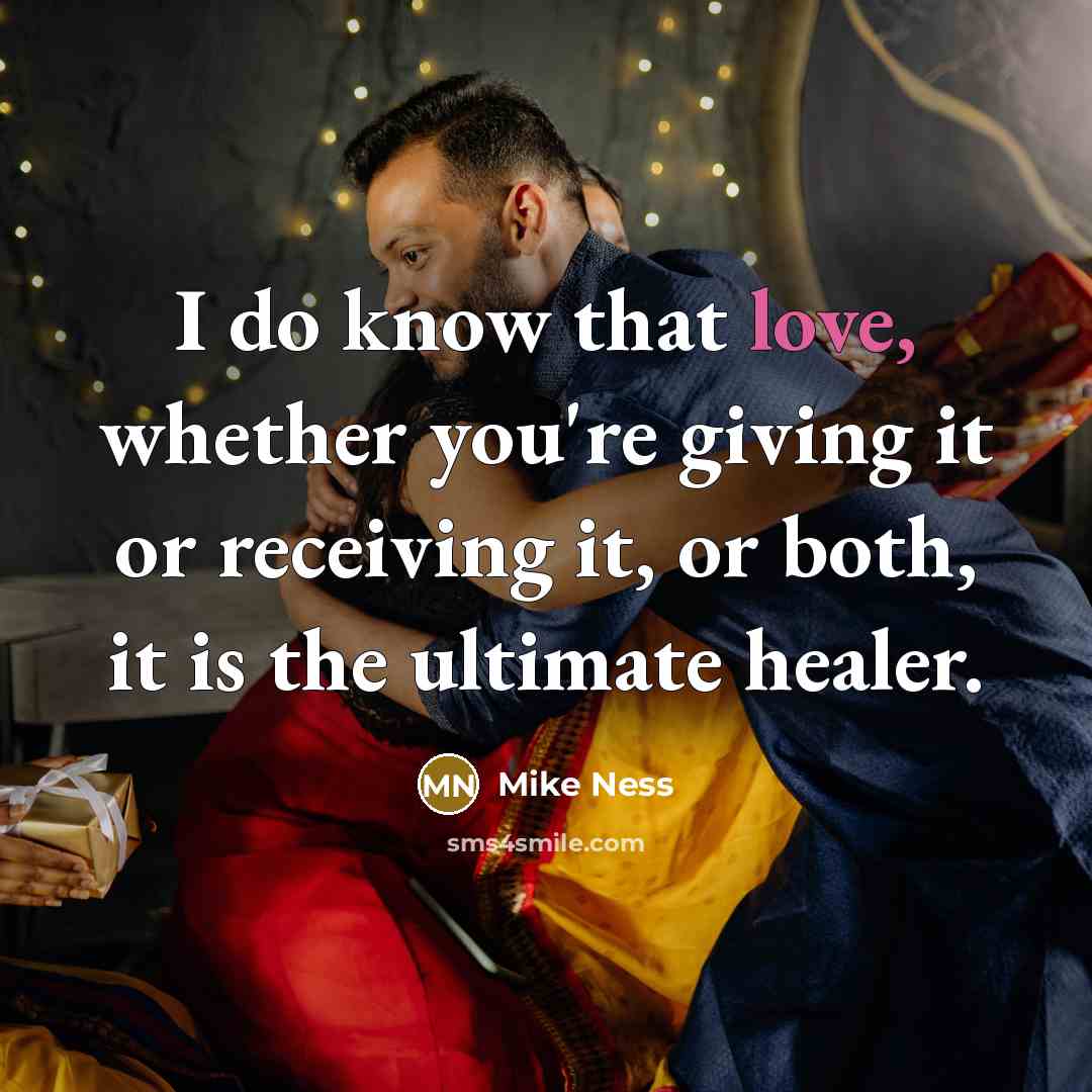 “I do know that love, whether you're giving it or…” quote by Mike Ness