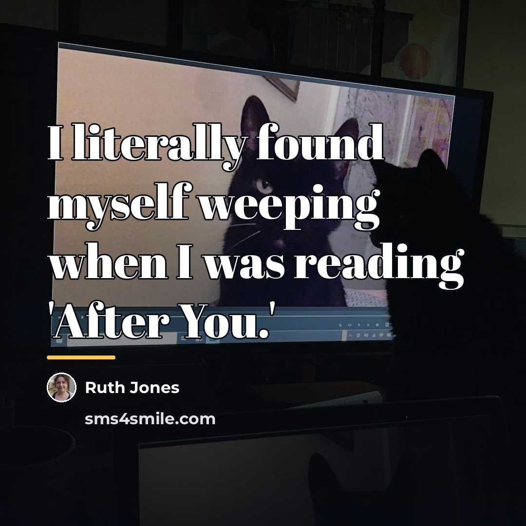 “I literally found myself weeping when I was reading 'After…” quote by Ruth Jones