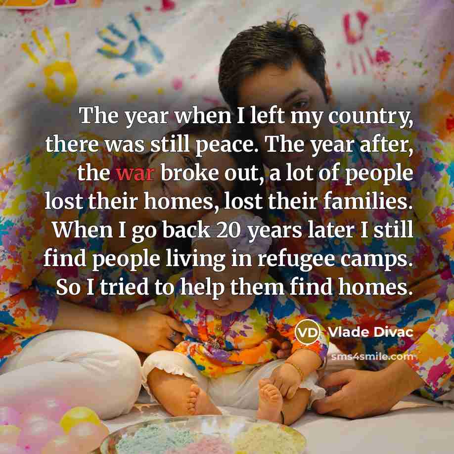 “The year when I left my country, there was still…” quote by Vlade Divac