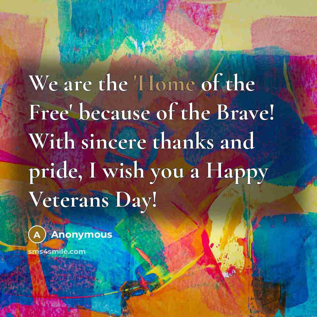 “We are the 'Home of the Free' because of the…” quote by Anonymous