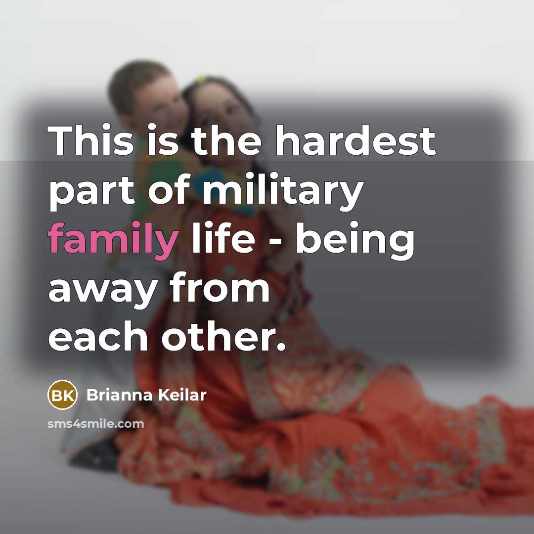 “This is the hardest part of military family life -…” quote by Brianna Keilar