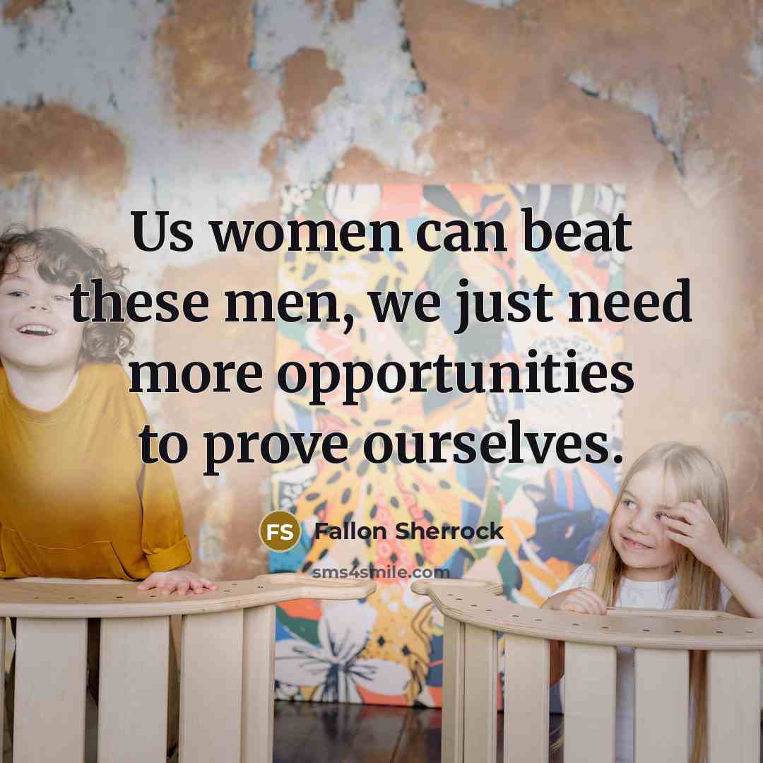 “Us women can beat these men, we just need more…” quote by Fallon Sherrock