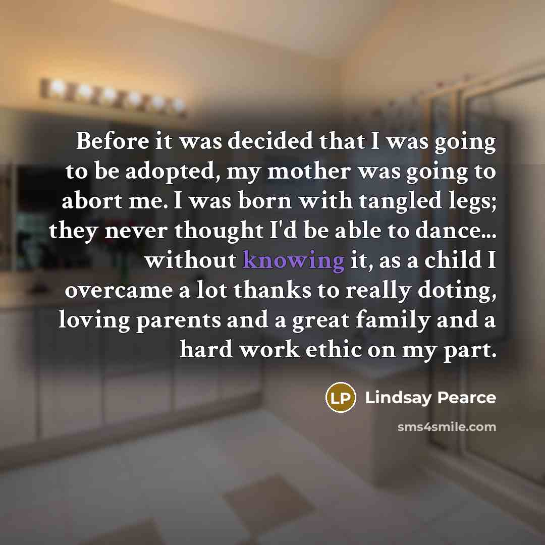 “Before it was decided that I was going to be…” quote by Lindsay Pearce