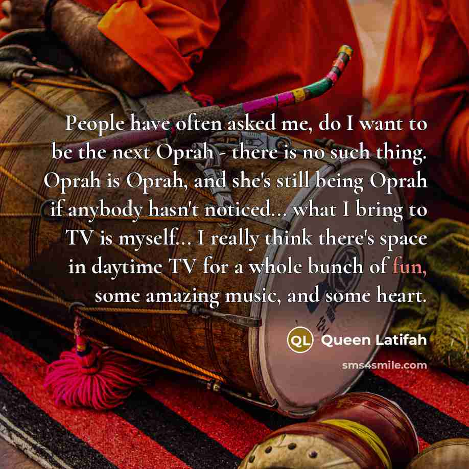 “People have often asked me, do I want to be…” quote by Queen Latifah