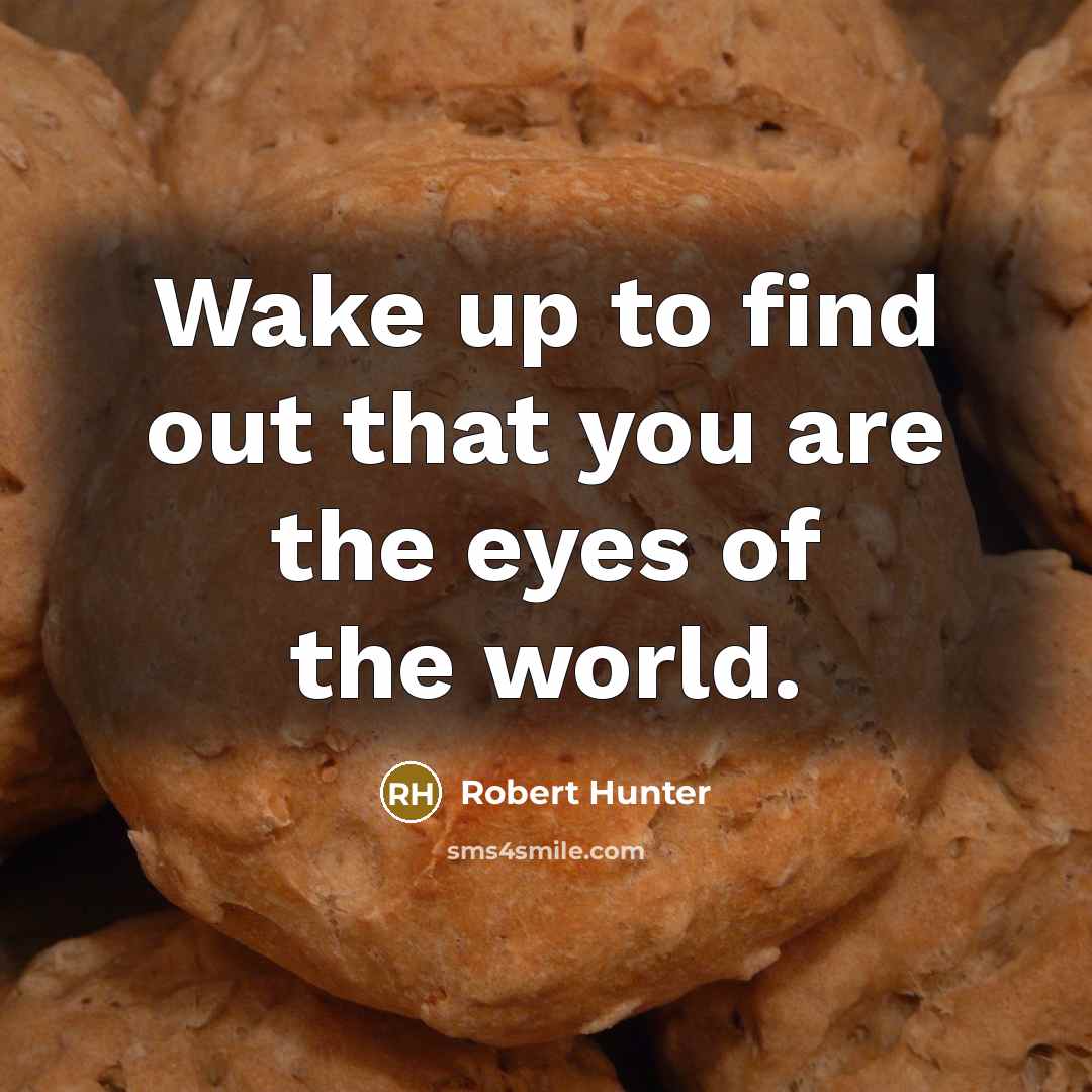 “Wake up to find out that you are the eyes…” quote by Robert Hunter