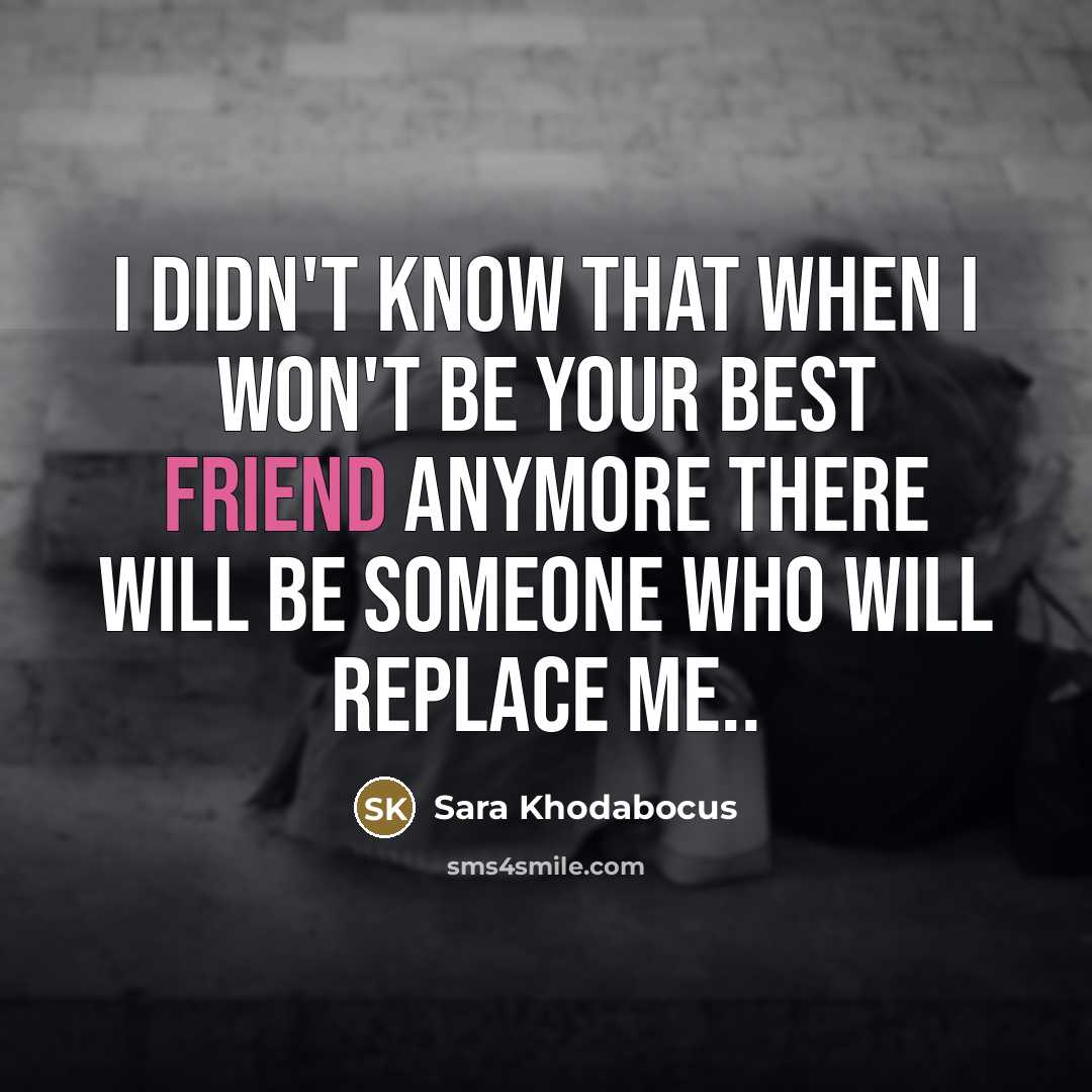 “I didn't know that when I won't be your best…” quote by Sara Khodabocus