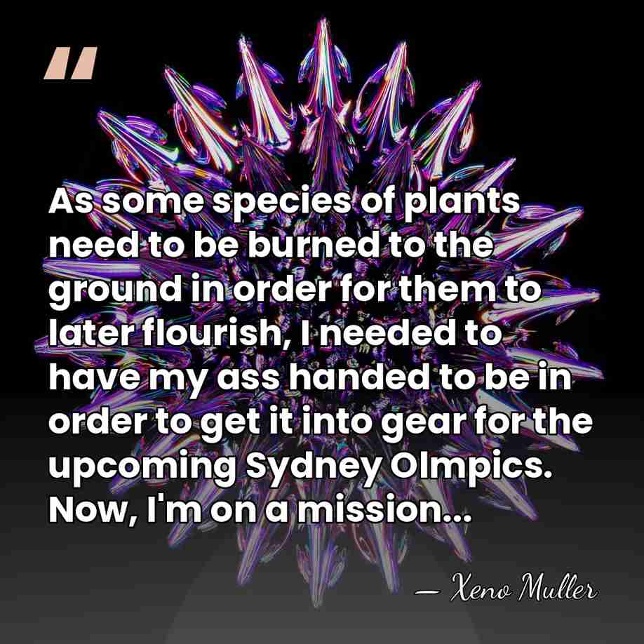 As some species of plants need to be burned to the ground&hellip; - Xeno Muller
