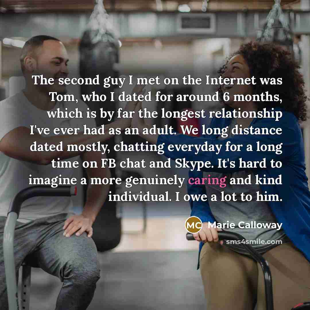 “The second guy I met on the Internet was Tom,…” quote by Marie Calloway