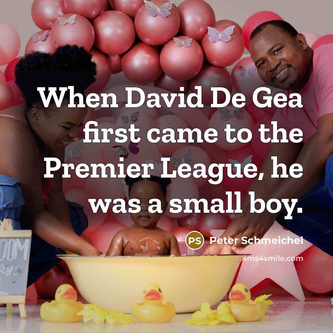 “When David De Gea first came to the Premier League,…” quote by Peter Schmeichel