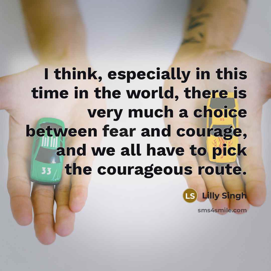 “I think, especially in this time in the world, there…” quote by Lilly Singh