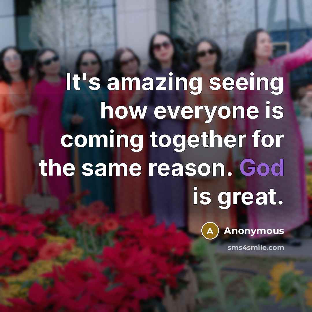 “It's amazing seeing how everyone is coming together for the…” quote by Anonymous
