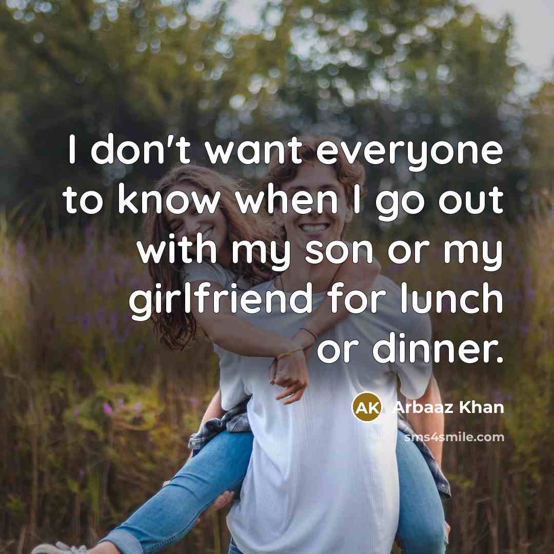 “I don't want everyone to know when I go out…” quote by Arbaaz Khan