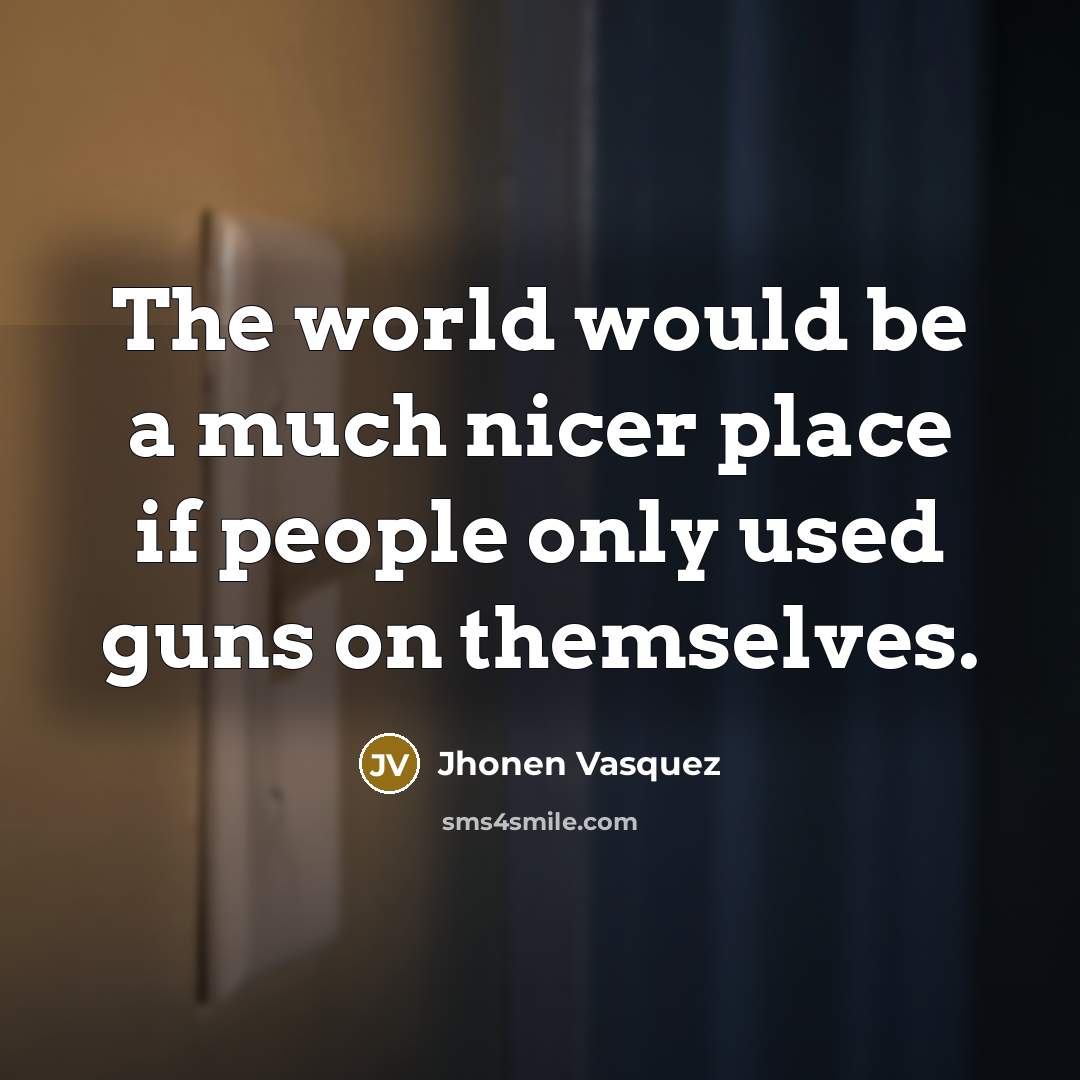 “The world would be a much nicer place if people…” quote by Jhonen Vasquez