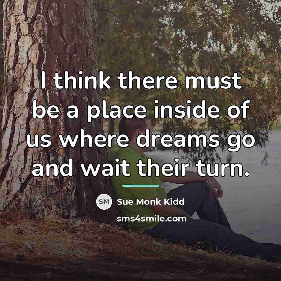 “I think there must be a place inside of us…” quote by Sue Monk Kidd