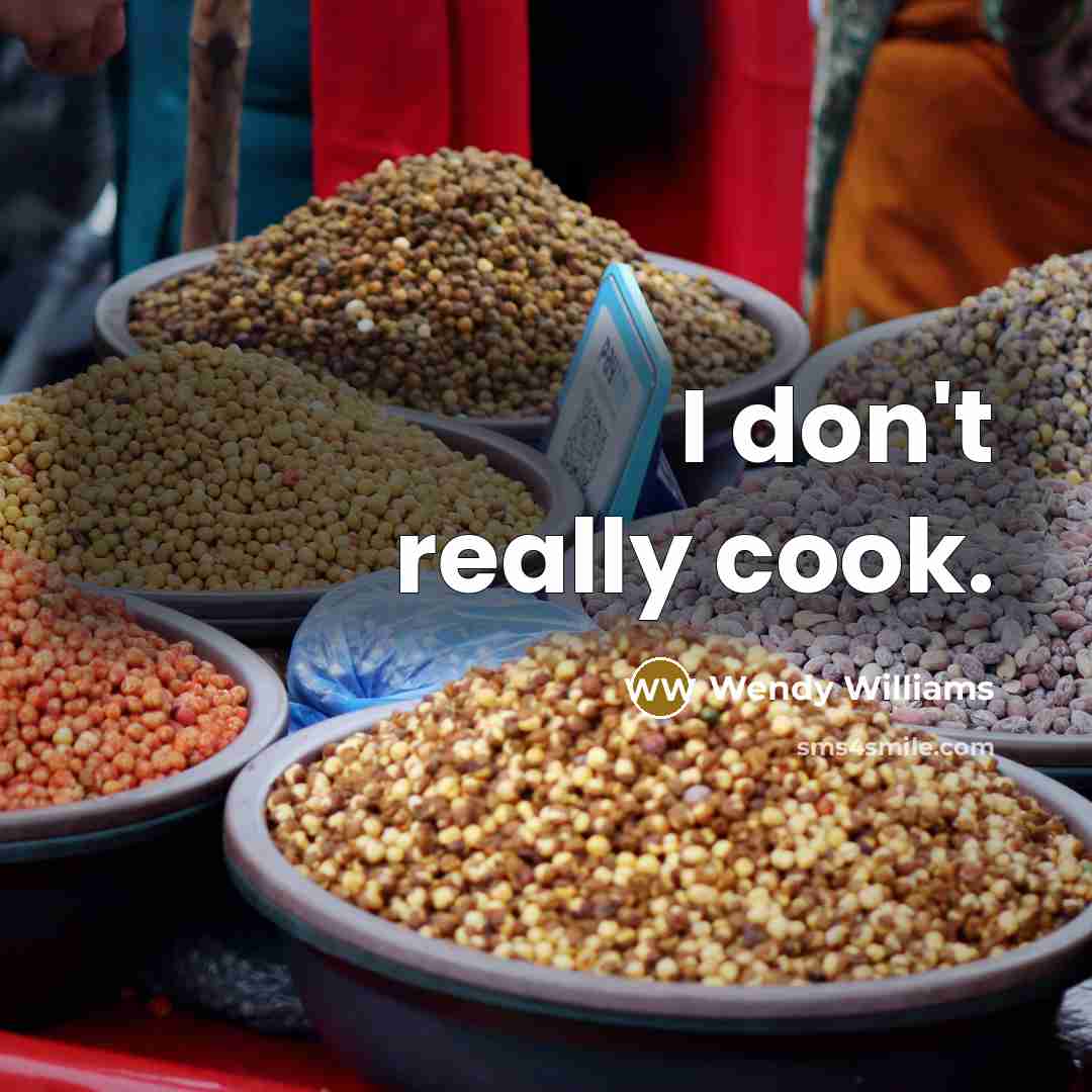 “I don't really cook.…” quote by Wendy Williams