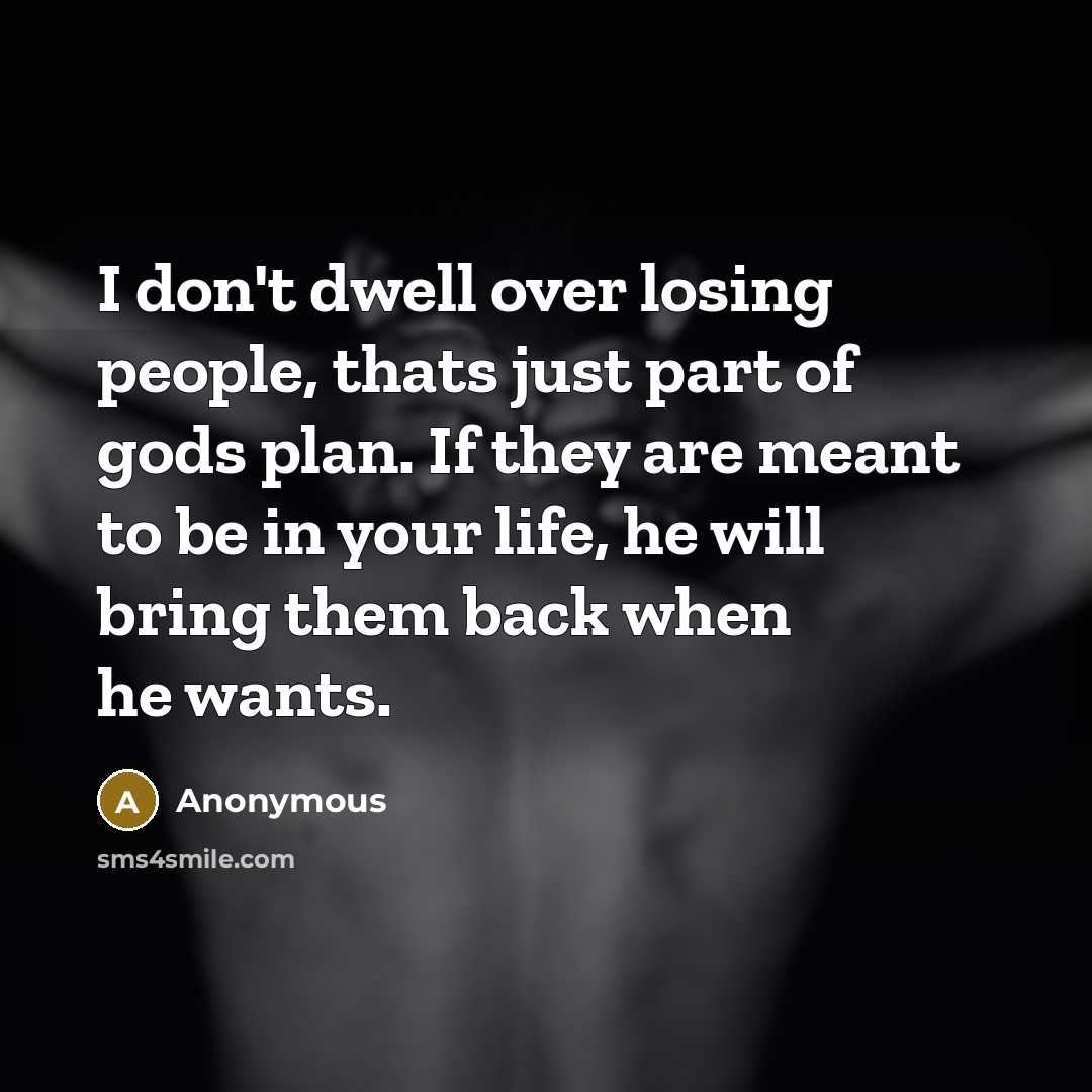 “I don't dwell over losing people, thats just part of…” quote by Anonymous