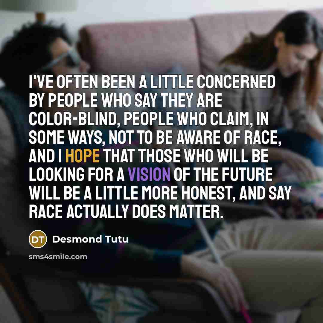 “I've often been a little concerned by people who say…” quote by Desmond Tutu