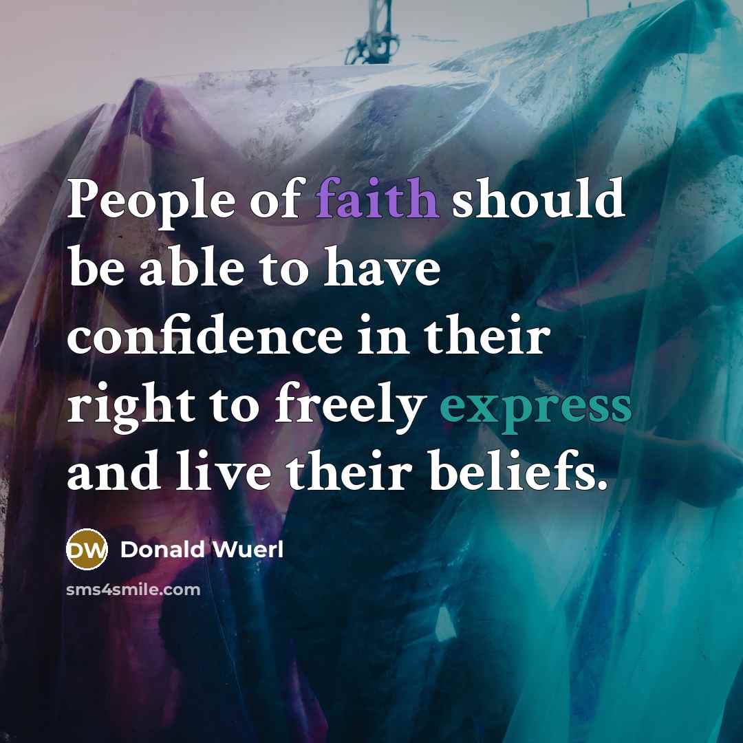 “People of faith should be able to have confidence in…” quote by Donald Wuerl