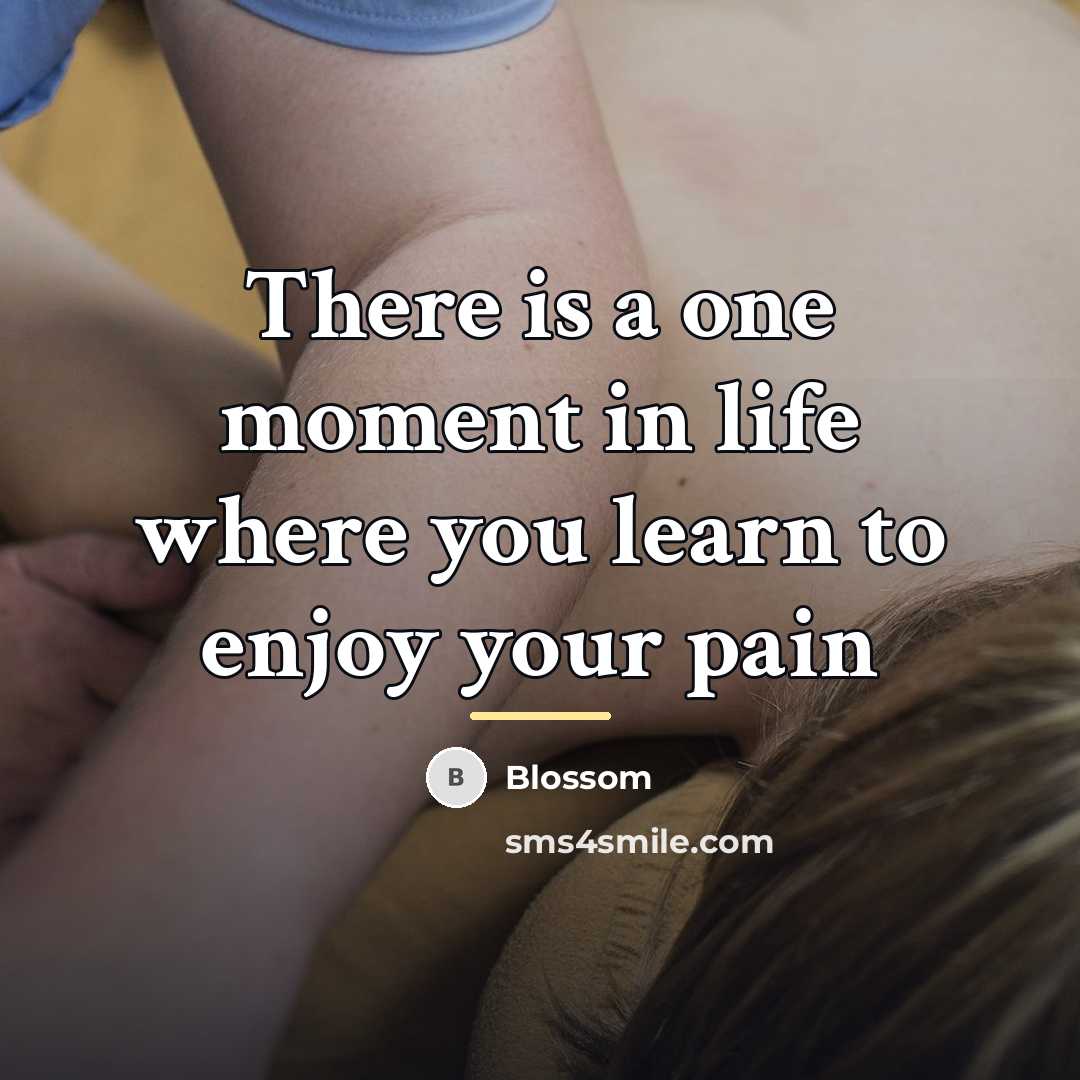 “There is a one moment in life where you learn…” quote by Blossom