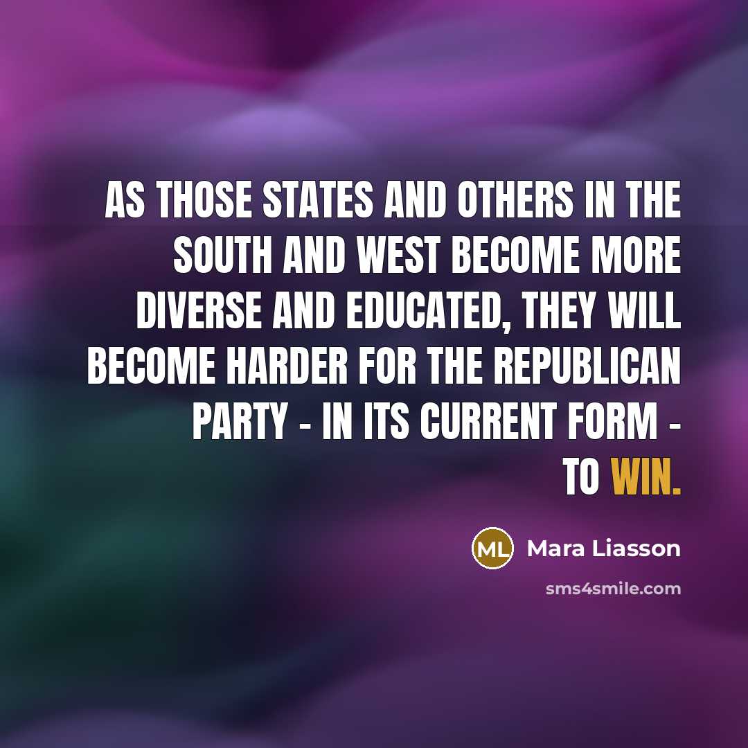 “As those states and others in the South and West…” quote by Mara Liasson