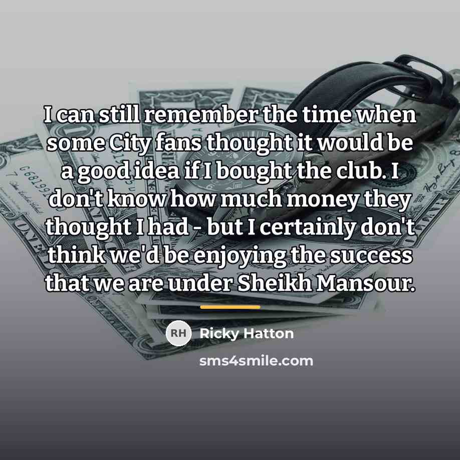 “I can still remember the time when some City fans…” quote by Ricky Hatton