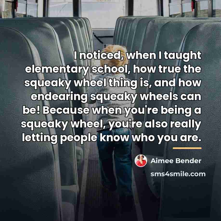 “I noticed, when I taught elementary school, how true the…” quote by Aimee Bender