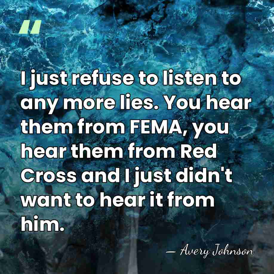 I just refuse to listen to any more lies. You hear them&hellip; - Avery Johnson