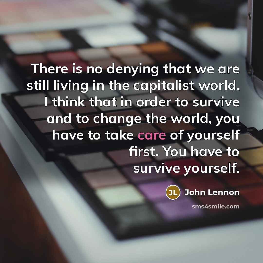“There is no denying that we are still living in…” quote by John Lennon