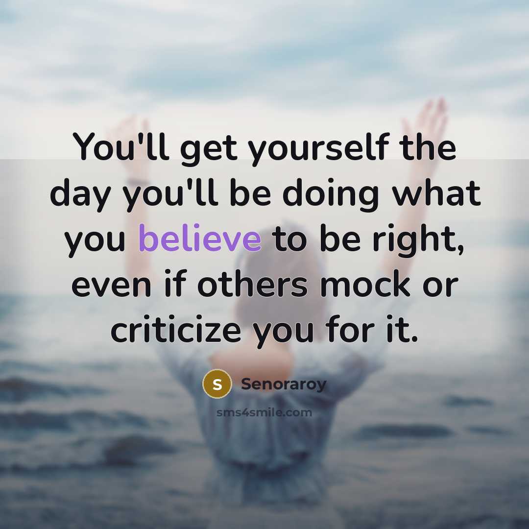 “You'll get yourself the day you'll be doing what you…” quote by Senoraroy