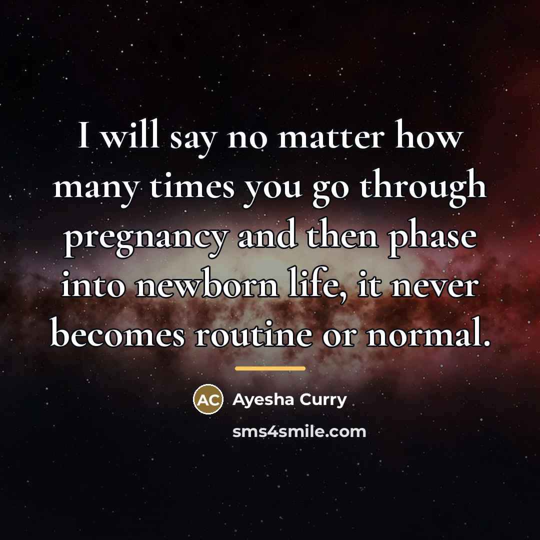 “I will say no matter how many times you go…” quote by Ayesha Curry