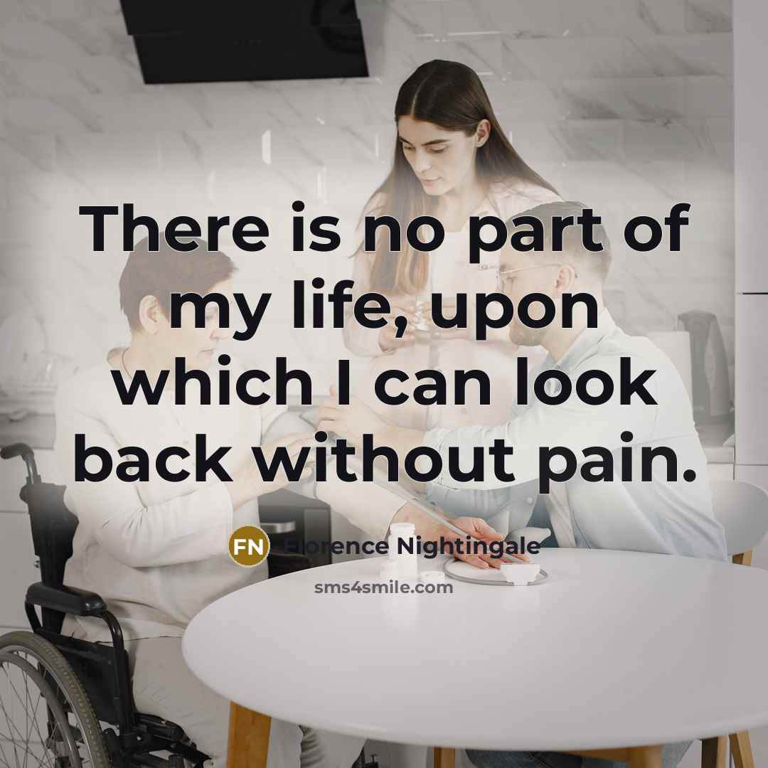 “There is no part of my life, upon which I…” quote by Florence Nightingale