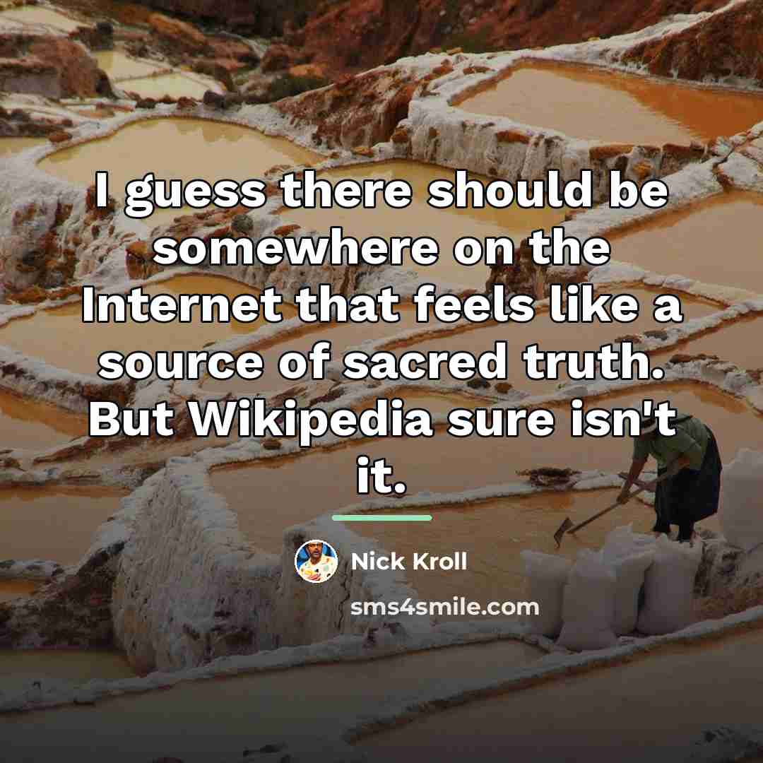 “I guess there should be somewhere on the Internet that…” quote by Nick Kroll