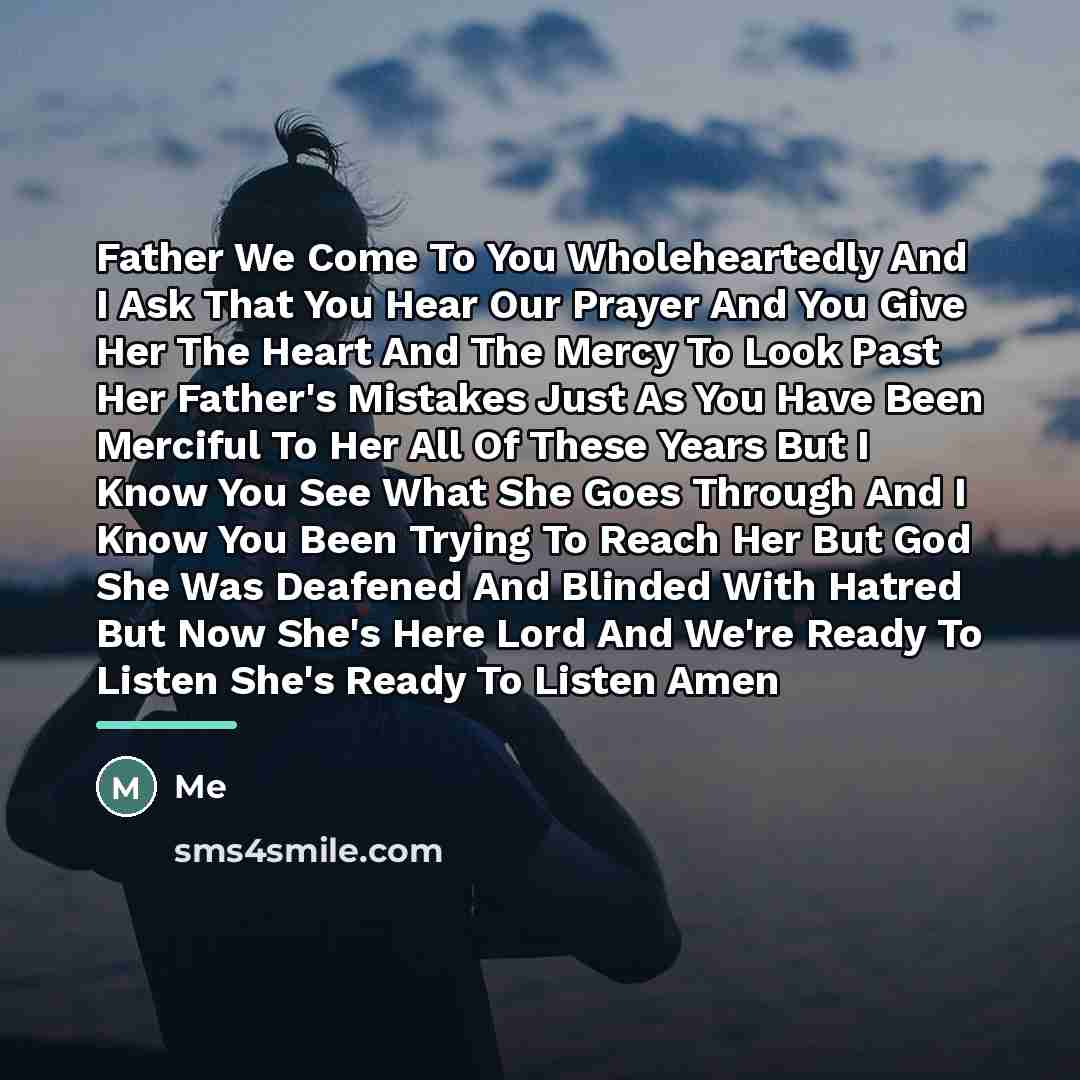 “Father We Come To You Wholeheartedly And I Ask That…” quote by Me