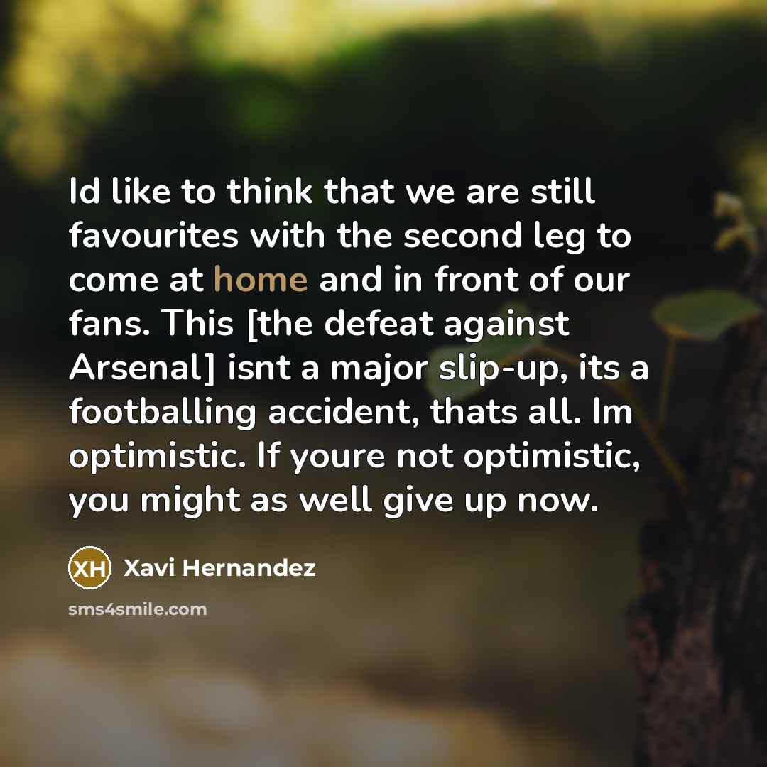 “Id like to think that we are still favourites with…” quote by Xavi Hernandez