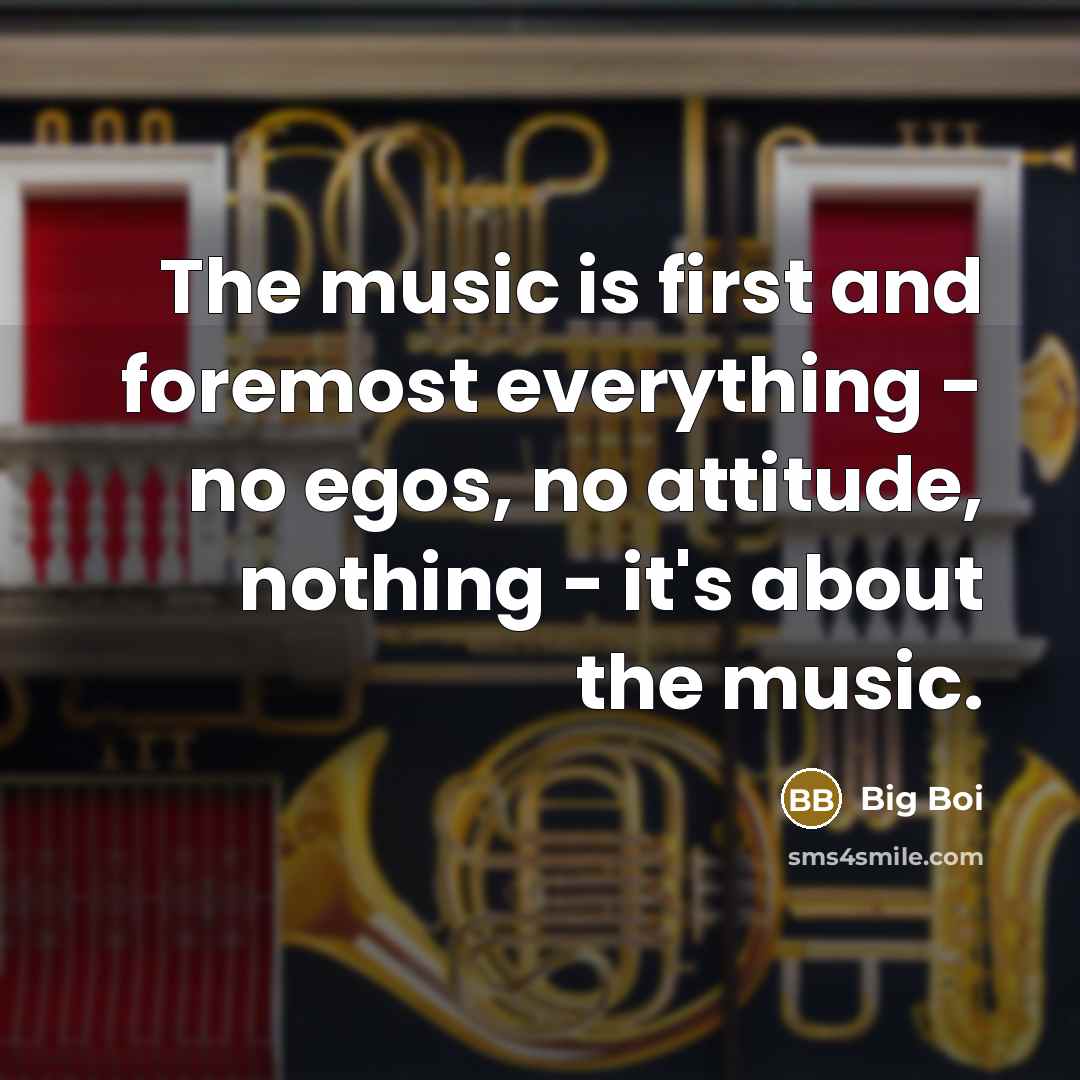 “The music is first and foremost everything - no egos,…” quote by Big Boi
