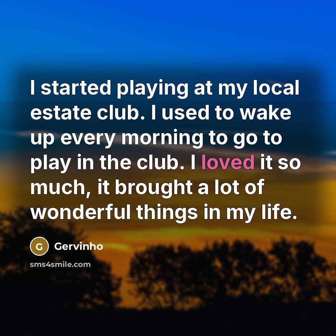 “I started playing at my local estate club. I used…” quote by Gervinho