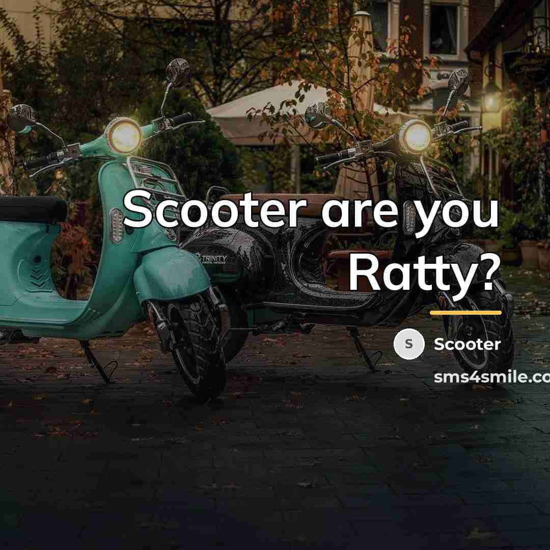 “Scooter are you Ratty?…” quote by Scooter