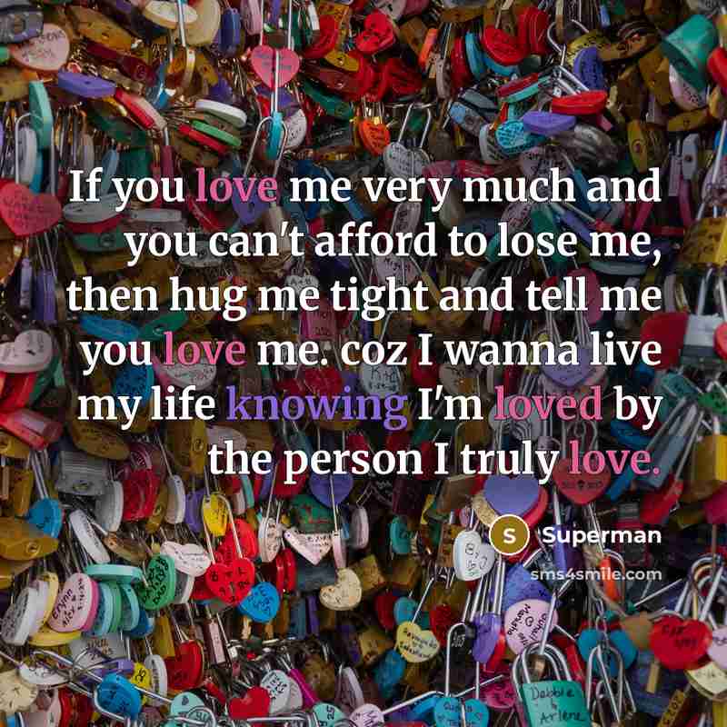 “If you love me very much and you can't afford…” quote by Superman