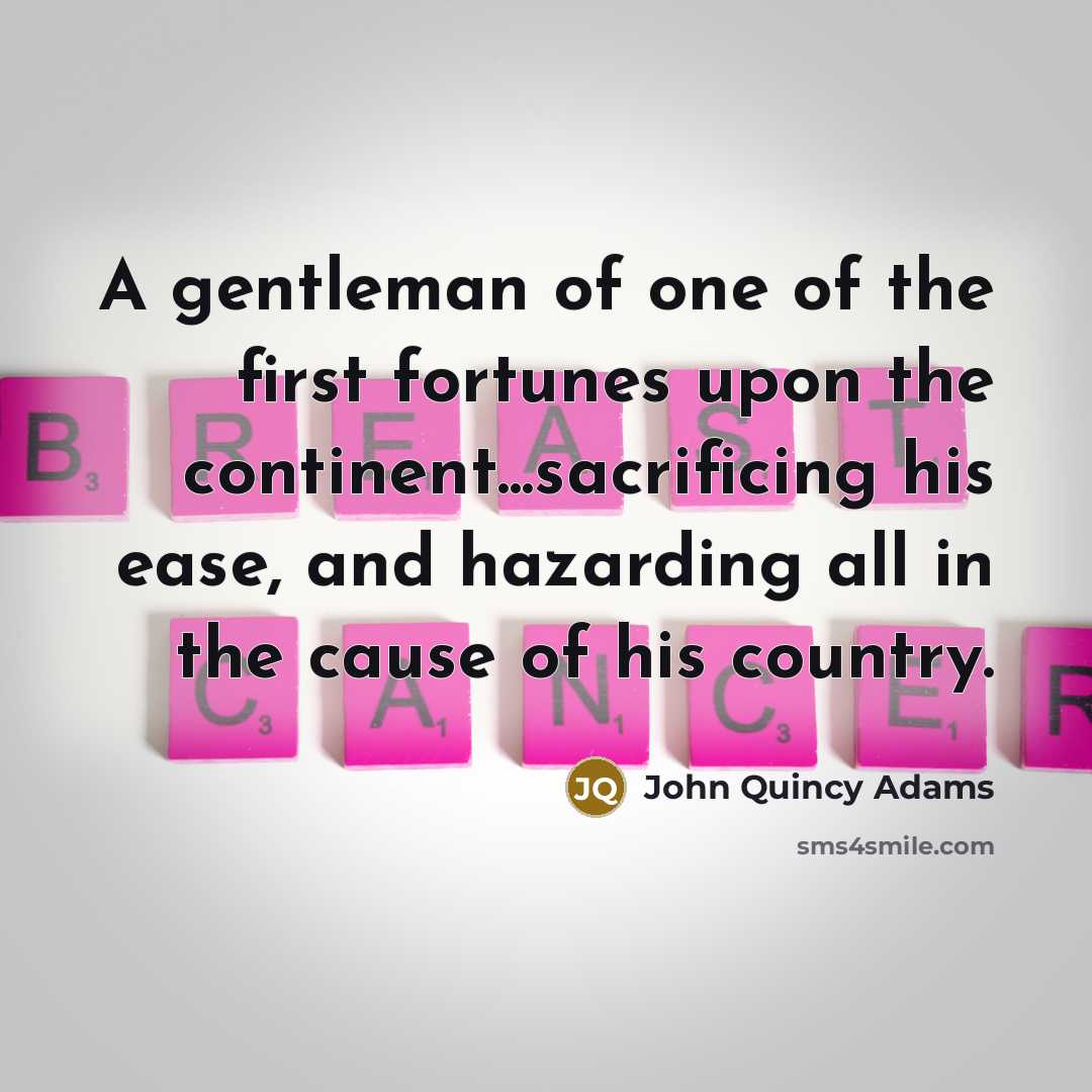 “A gentleman of one of the first fortunes upon the…” quote by John Quincy Adams
