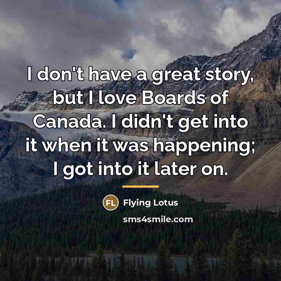 “I don't have a great story, but I love Boards…” quote by Flying Lotus