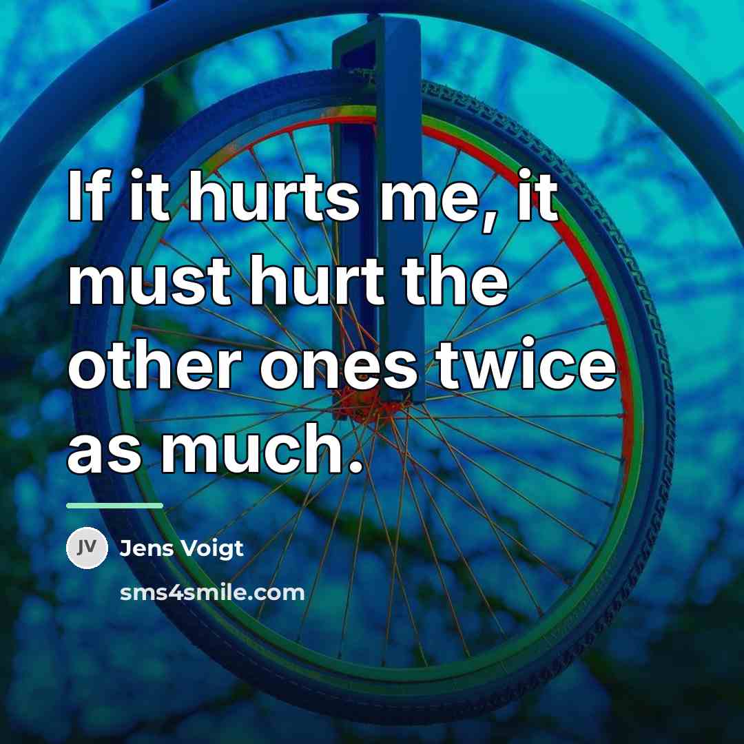 “If it hurts me, it must hurt the other ones…” quote by Jens Voigt